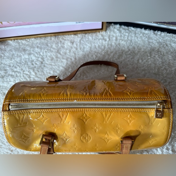 Louis Vuitton Monogram Yellow Vernis Bedford Barrel Bag - Picture 3 of 13